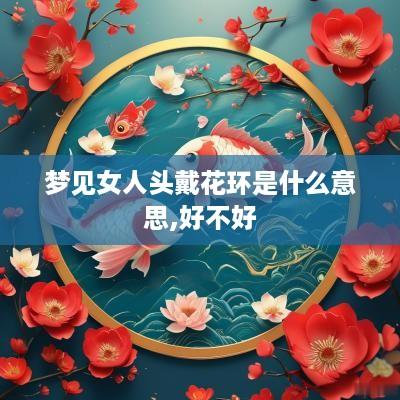 梦见女人头戴花环是什么意思,好不好