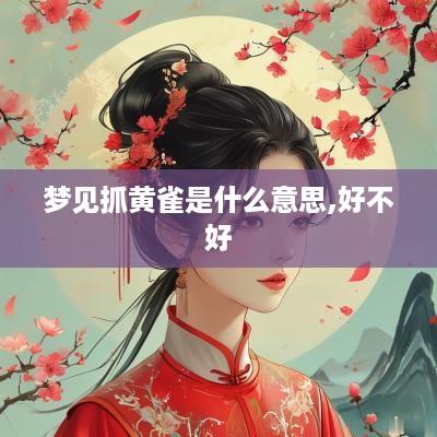 梦见抓黄雀是什么意思,好不好