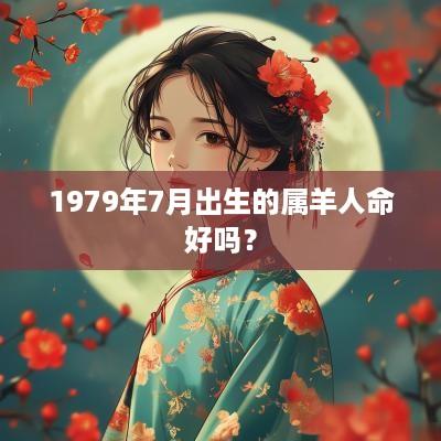 1979年7月出生的属羊人命好吗？