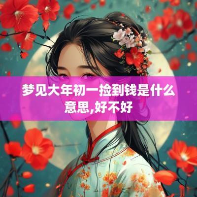 梦见大年初一捡到钱是什么意思,好不好