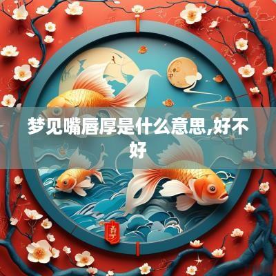 梦见嘴唇厚是什么意思,好不好