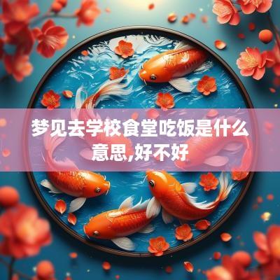 梦见去学校食堂吃饭是什么意思,好不好