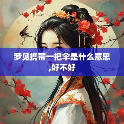 梦见携带一把伞是什么意思,好不好 梦见携带一把伞是什么意思,好不好