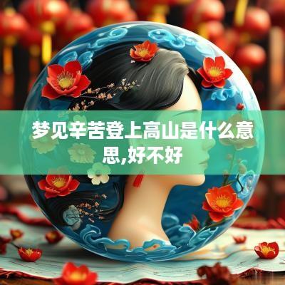 梦见辛苦登上高山是什么意思,好不好