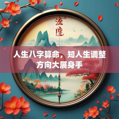 人生八字算命，知人生调整方向大展身手
