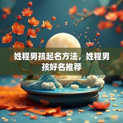 姓程男孩起名方法，姓程男孩好名推荐