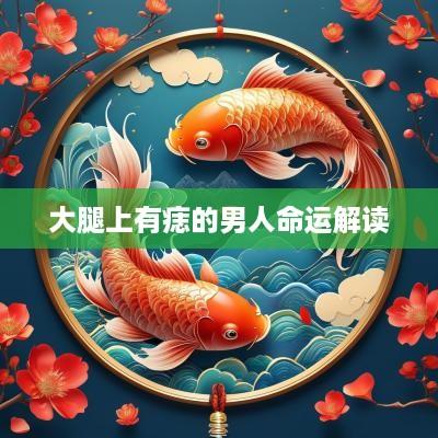 大腿上有痣的男人命运解读