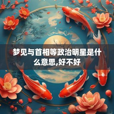梦见与首相等政治明星是什么意思,好不好