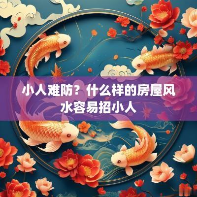 小人难防？什么样的房屋风水容易招小人