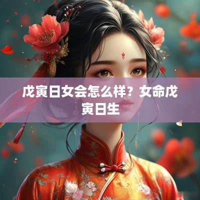 戊寅日女会怎么样？女命戊寅日生