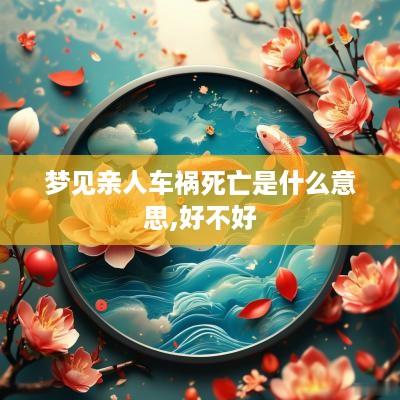 梦见亲人车祸死亡是什么意思,好不好