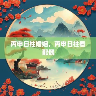 丙申日柱婚姻，丙申日柱看配偶