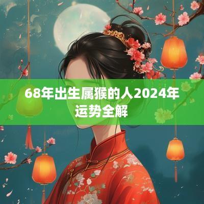 68年出生属猴的人2025年运势全解
