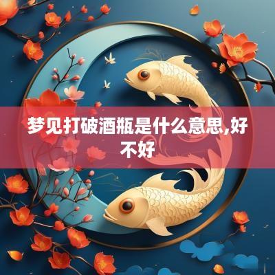 梦见打破酒瓶是什么意思,好不好