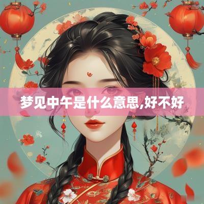 梦见中午是什么意思,好不好