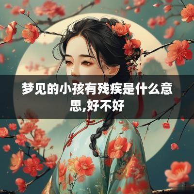 梦见的小孩有残疾是什么意思,好不好