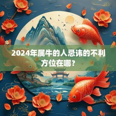 2025年属牛的人忌讳的不利方位在哪？