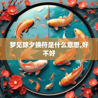 梦见除夕换符是什么意思,好不好