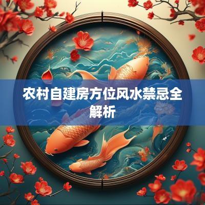 农村自建房方位风水禁忌全解析