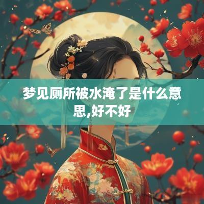 梦见厕所被水淹了是什么意思,好不好