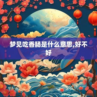 梦见吃香肠是什么意思,好不好