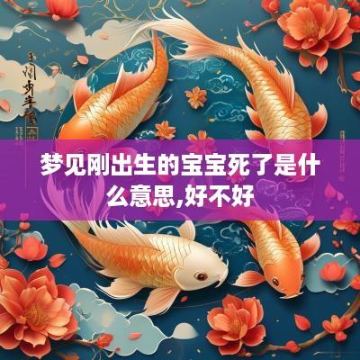 梦见刚出生的宝宝死了是什么意思,好不好