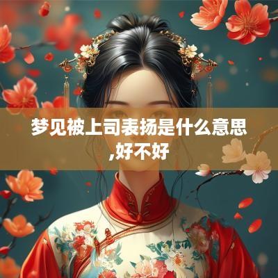 梦见被上司表扬是什么意思,好不好