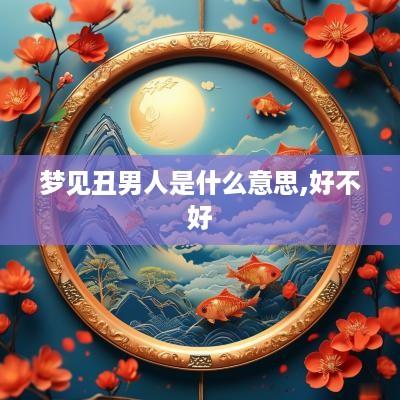 梦见丑男人是什么意思,好不好