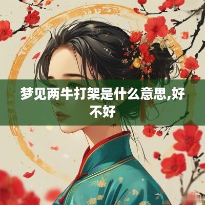 梦见两牛打架是什么意思,好不好