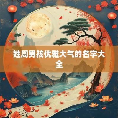 姓周男孩优雅大气的名字大全