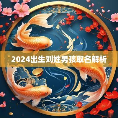 2025出生刘姓男孩取名解析