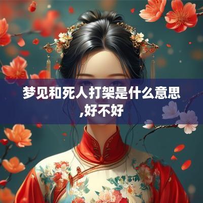 梦见和死人打架是什么意思,好不好