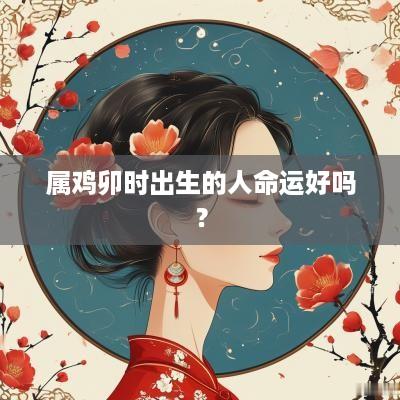 属鸡卯时出生的人命运好吗？