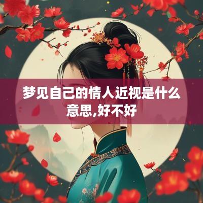 梦见自己的情人近视是什么意思,好不好