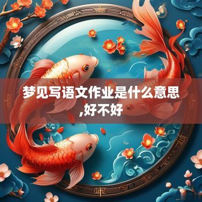 梦见写语文作业是什么意思,好不好