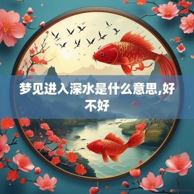 梦见进入深水是什么意思,好不好