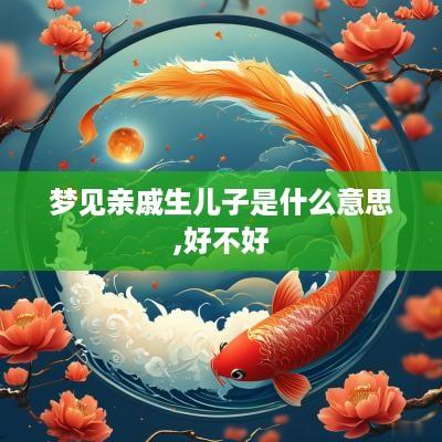 梦见亲戚生儿子是什么意思,好不好