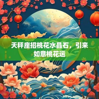 天秤座招桃花水晶石，引来如意桃花运