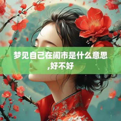 梦见自己在闹市是什么意思,好不好