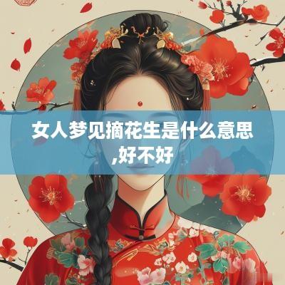 女人梦见摘花生是什么意思,好不好