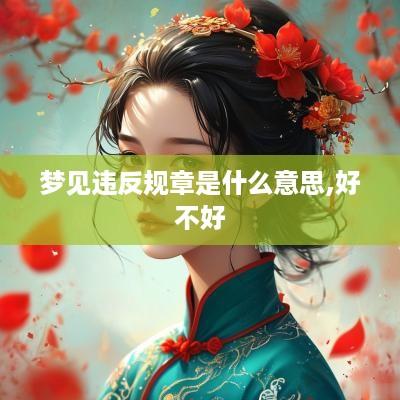 梦见违反规章是什么意思,好不好