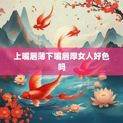 上嘴唇薄下嘴唇厚女人好色吗