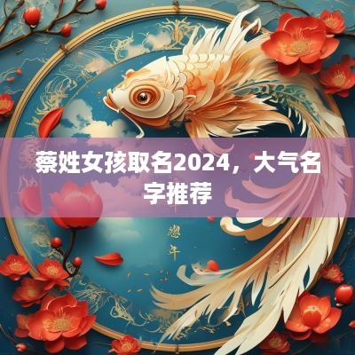 蔡姓女孩取名2025，大气名字推荐