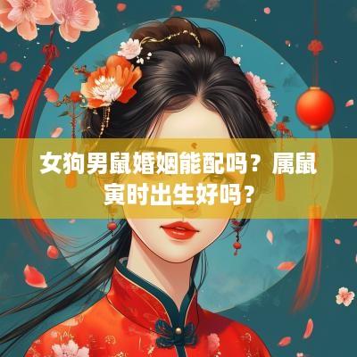 女狗男鼠婚姻能配吗？属鼠寅时出生好吗？