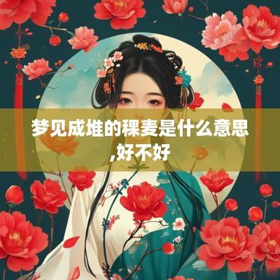 梦见成堆的稞麦是什么意思,好不好