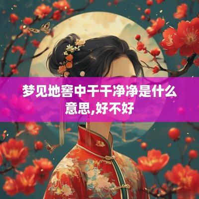 梦见地窖中干干净净是什么意思,好不好