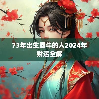 73年出生属牛的人2025年财运全解