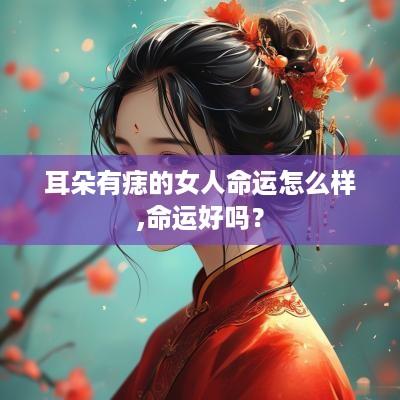 耳朵有痣的女人命运怎么样,命运好吗？