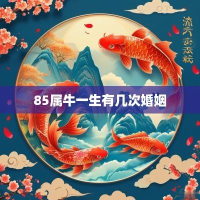 85属牛一生有几次婚姻