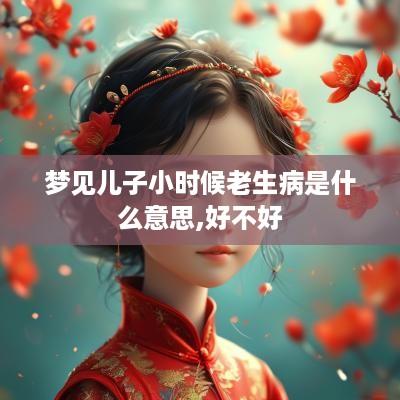 梦见儿子小时候老生病是什么意思,好不好